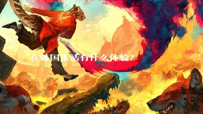 在韩国生活有什么体验？