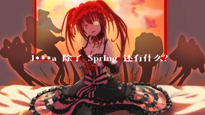J***a 除了 Spring 还有什么？