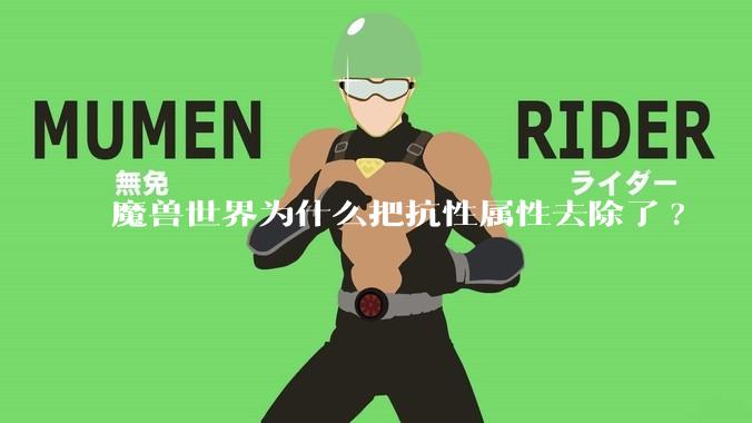 魔兽世界为什么把抗性属性去除了?